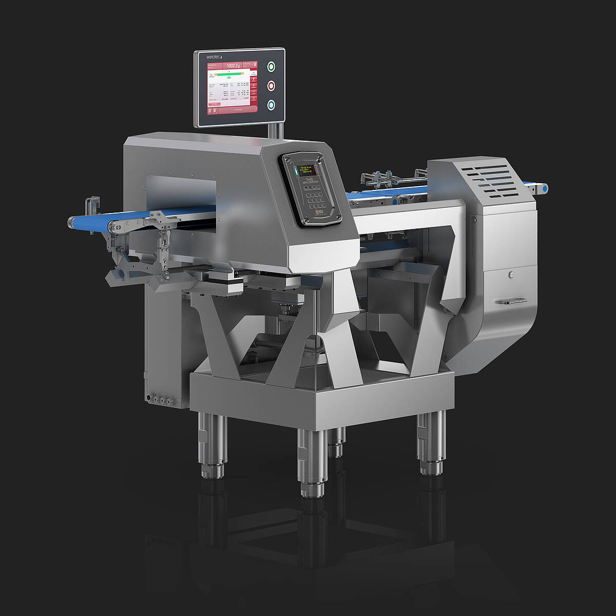 Checkweigher and metal detector HC-M-WD-MDi left view