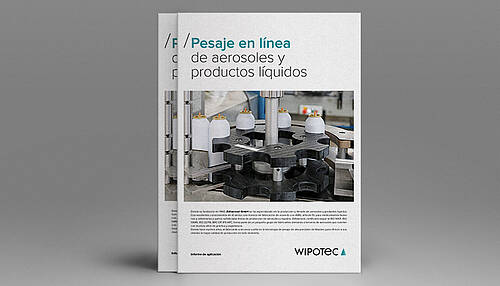 Pesaje en línea de aerosoles y productos líquidos 