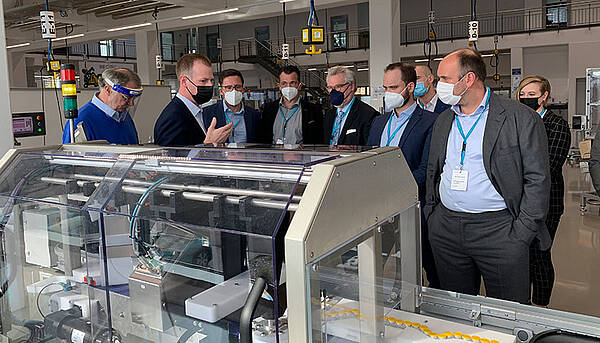 Il gruppo parlamentare FDP della Renania-Palatinato visita Wipotec