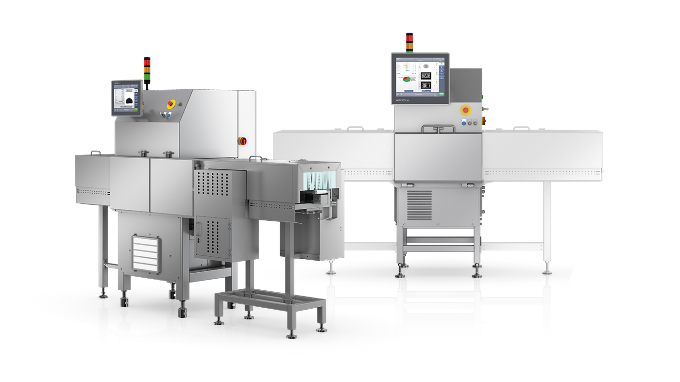 Optical inspection systems and X-ray inspection systems with checkweighers