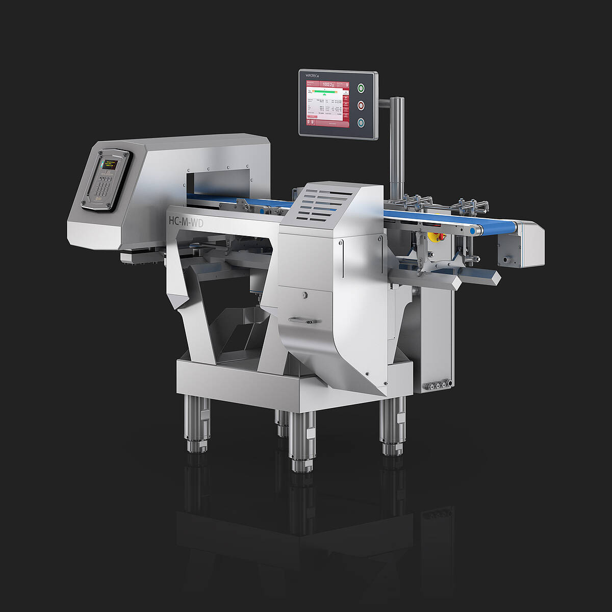 Checkweigher and metal detector HC-M-WD-MDi right view