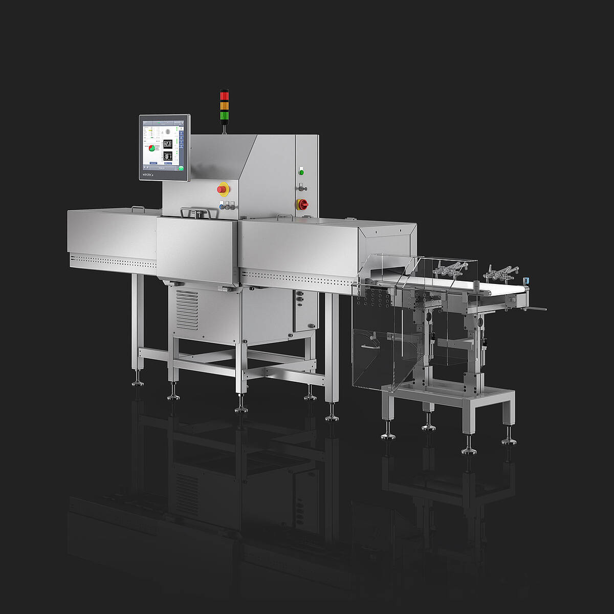 Röntgenscanner und optische Inspektion SC-V von rechts