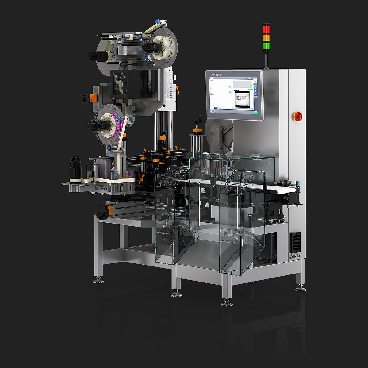 Serialization Pharma TQS-HC-A Tamper-Evident Vignette Labeler right view