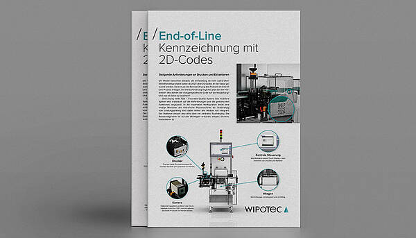 End-of-Line Kennzeichnung mit 2D-Codes