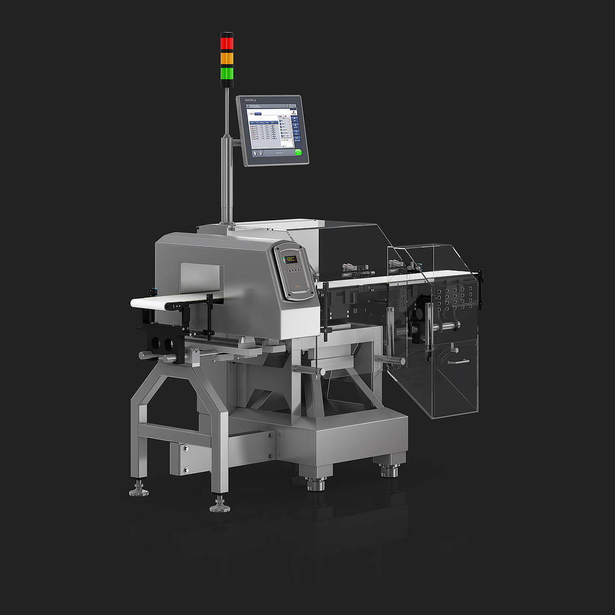 Checkweigher and metal detector HC-A-MDi left view