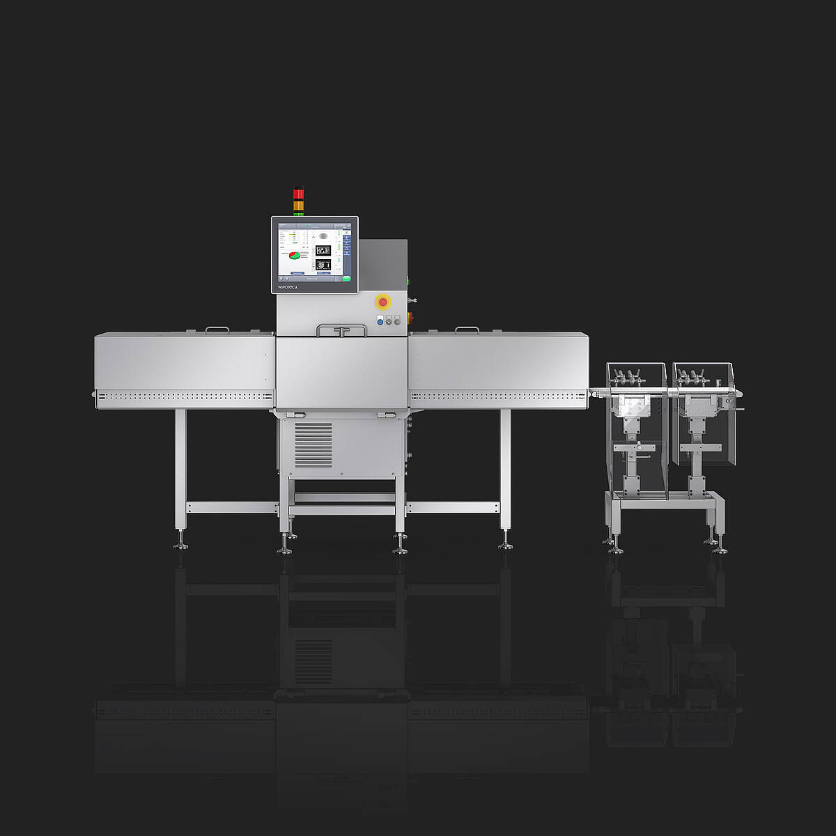 X-ray inspection and vision inspection system in one unit: SC-V front view