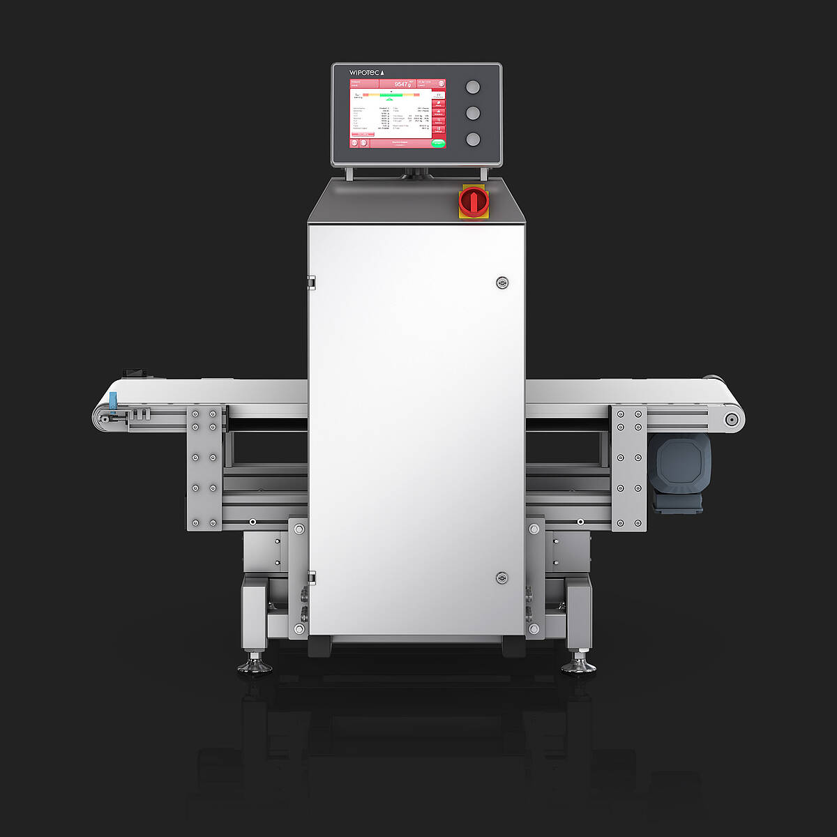 Checkweigher and metal detector HC-M-MDi-SL front view