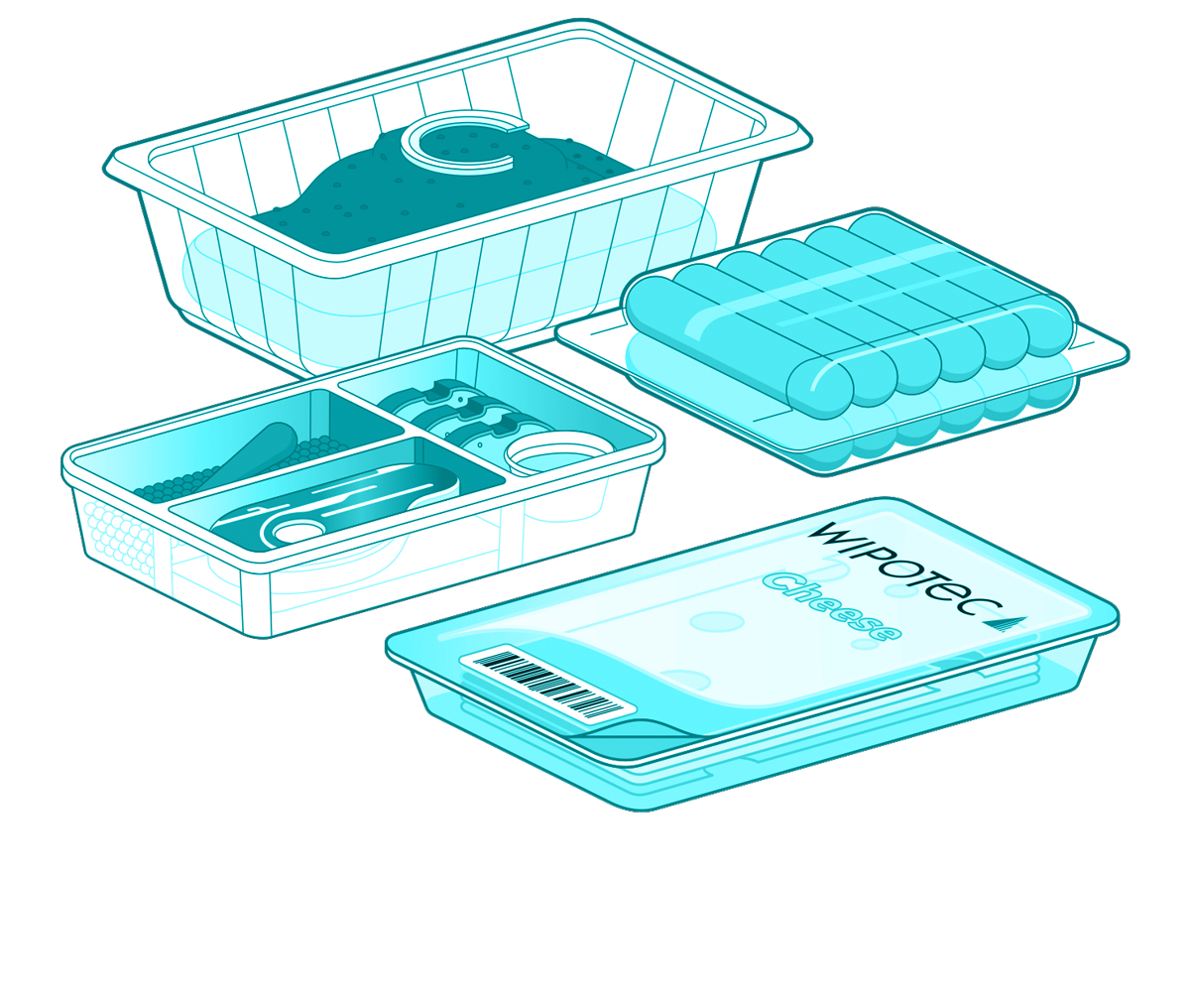 Kontrollwaagen für Tiefziehpackungen