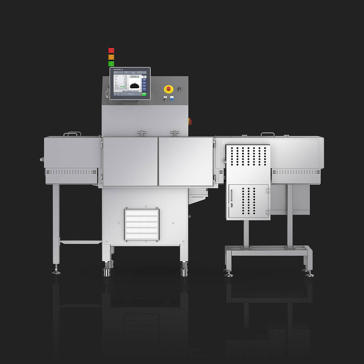 X-ray inspection and checkweigher in one unit: SC-W front view