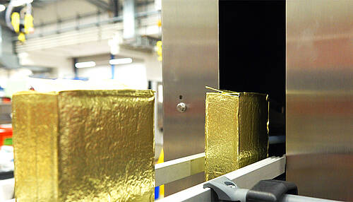 Side View X-ray inspection for vacuum coffee packs