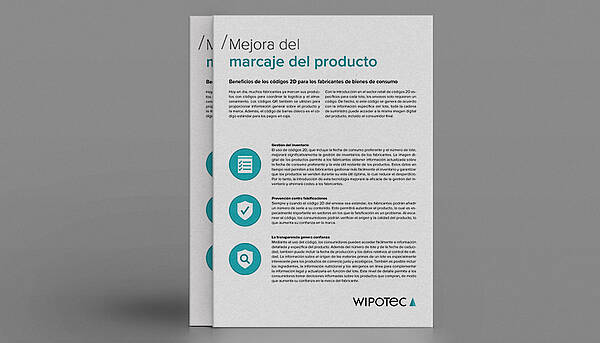 Flyer: Mejora del marcaje del producto