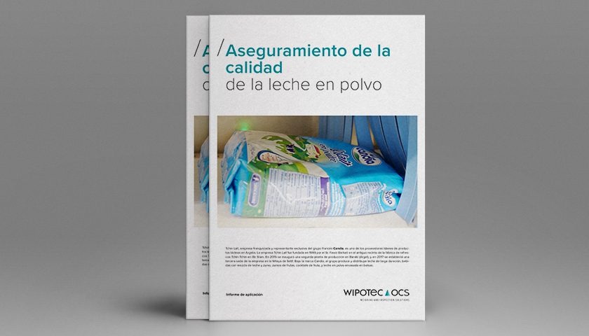 Informe de aplicación: Aseguramiento de la calidad de la leche en polvo