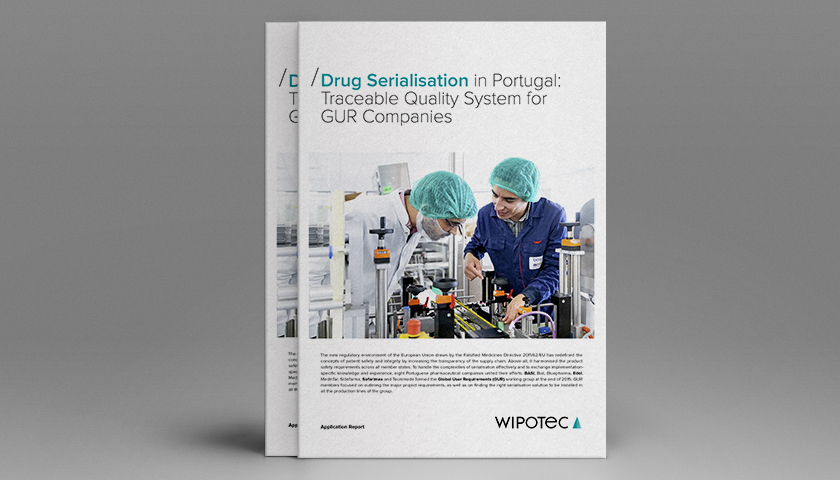 Application report: Drug Serialisation in Portugal